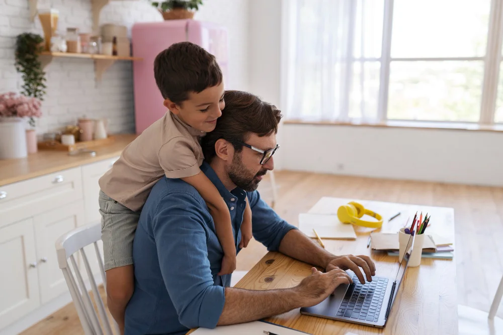 filhos e viagem a trabalho