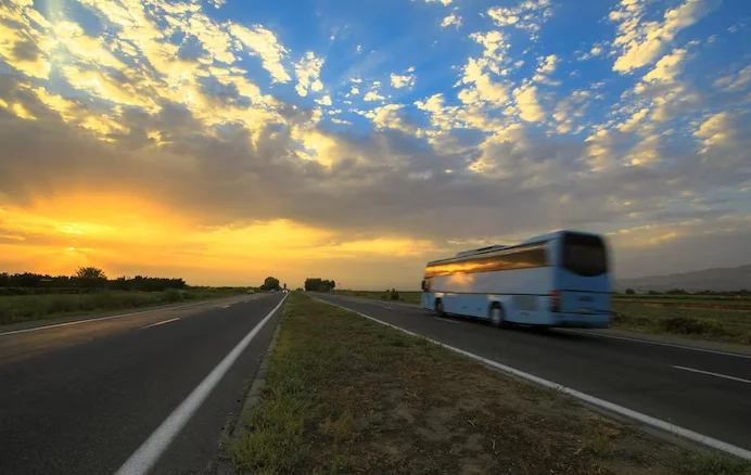 viagem a trabalho de onibus