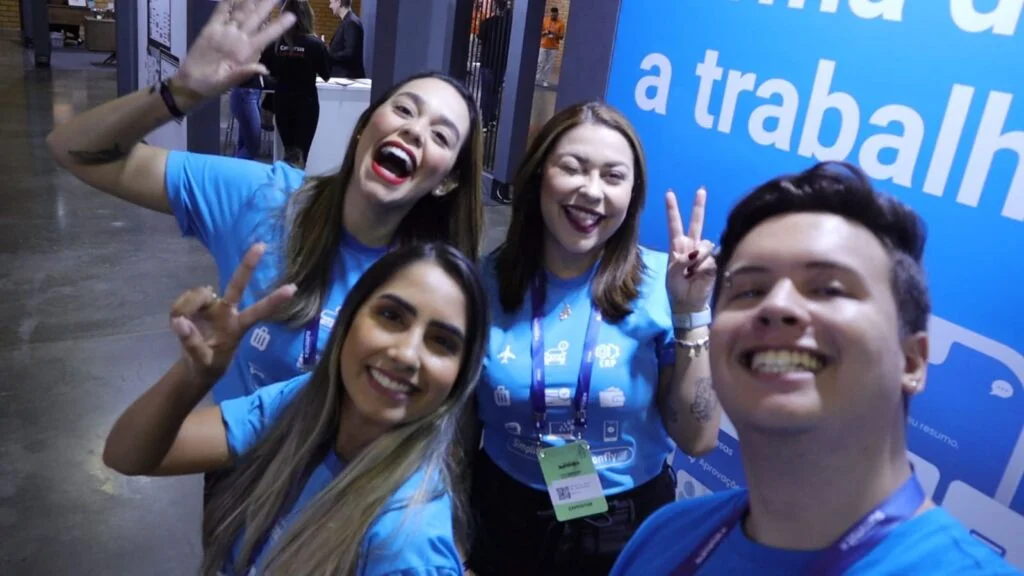 equipe da minha primeira viagem a trabalho
