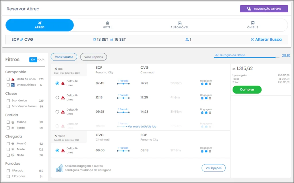 passagens para viagens internacionais na onfly