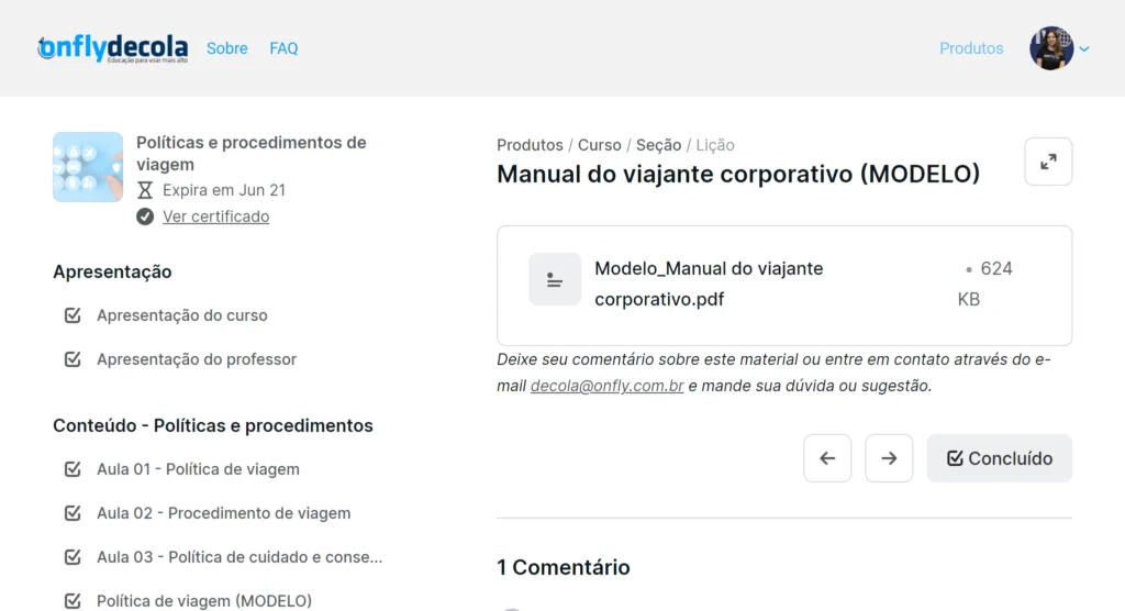 Políticas e Procedimentos: curso para gestor de viagens