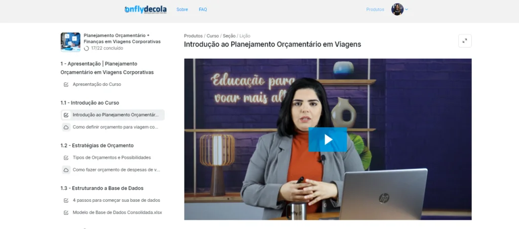 Planejamento Orçamentário curso Onfly Decola