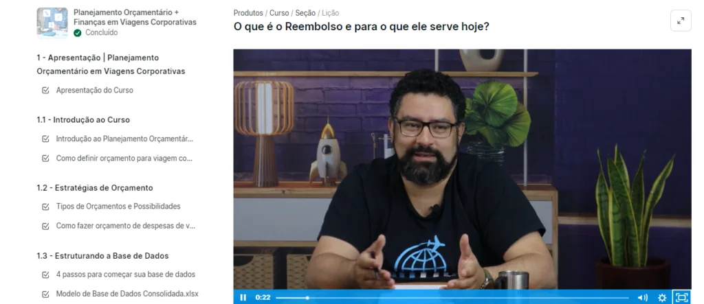 curso de Planejamento Orçamentário para gestores de viagens