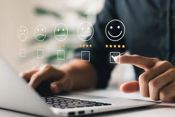 satisfação dos clientes