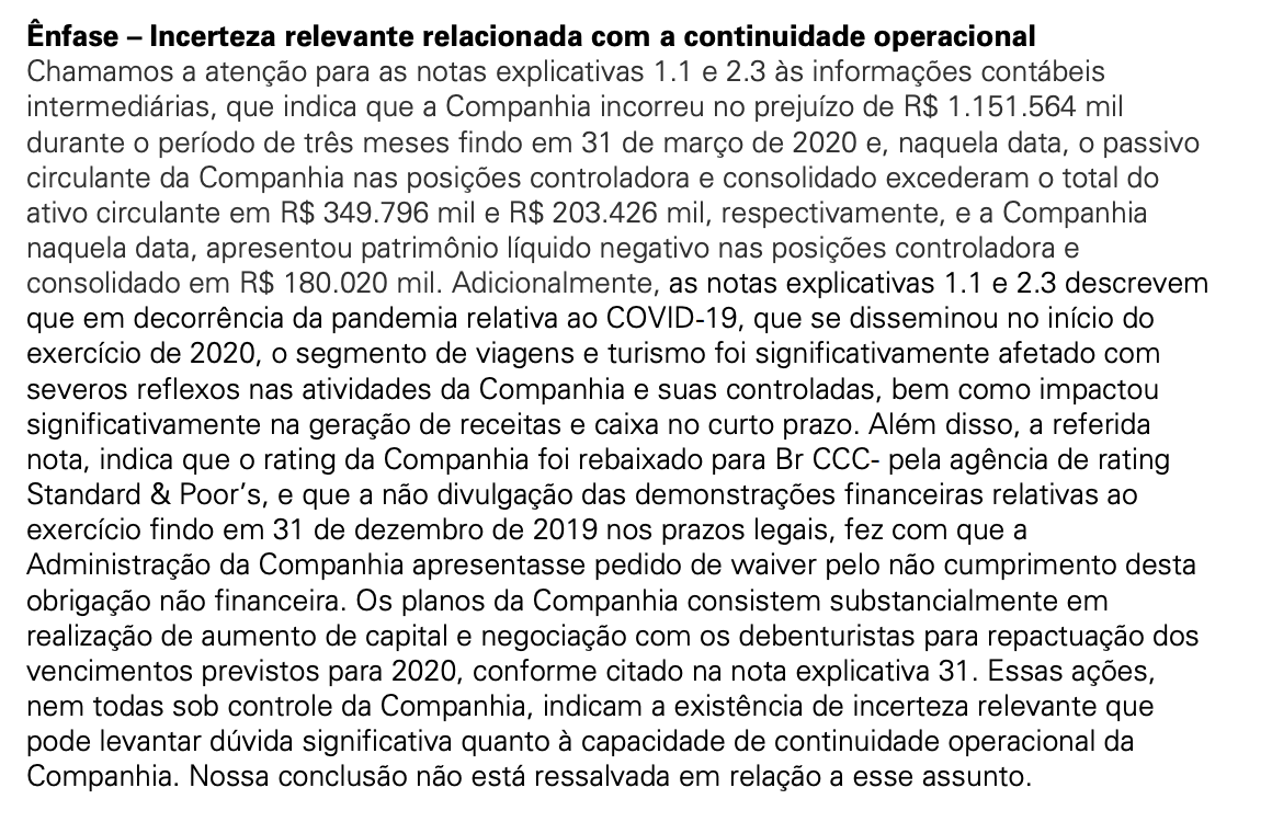 A CVC não vai entrar em recuperação judicial, mas os números dela