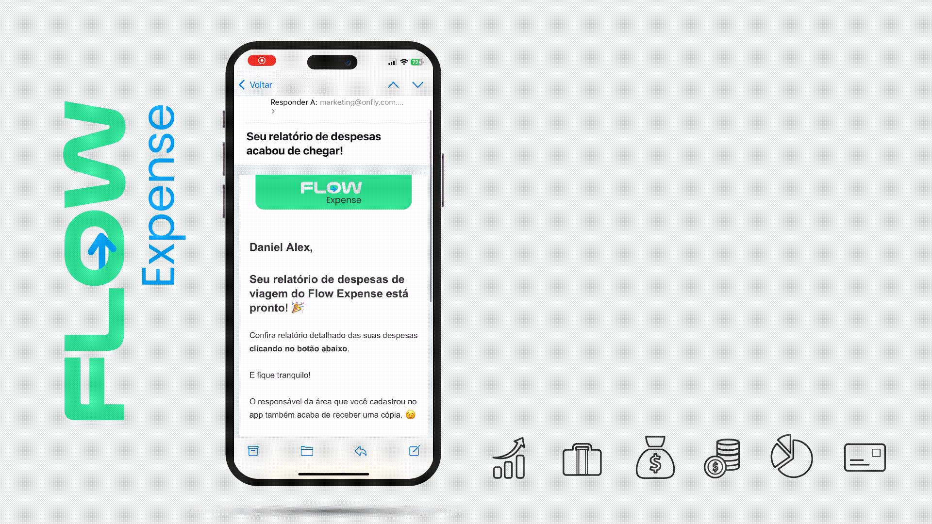 Relatório direto no e-mail