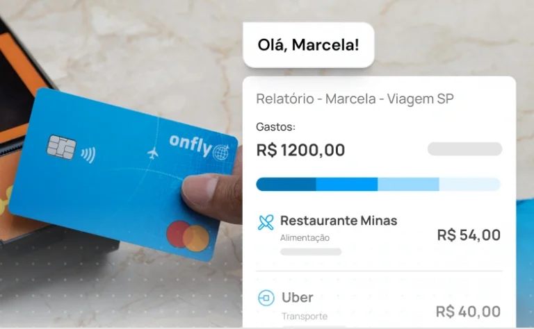 Cartão para empresas criado pela Onfly.